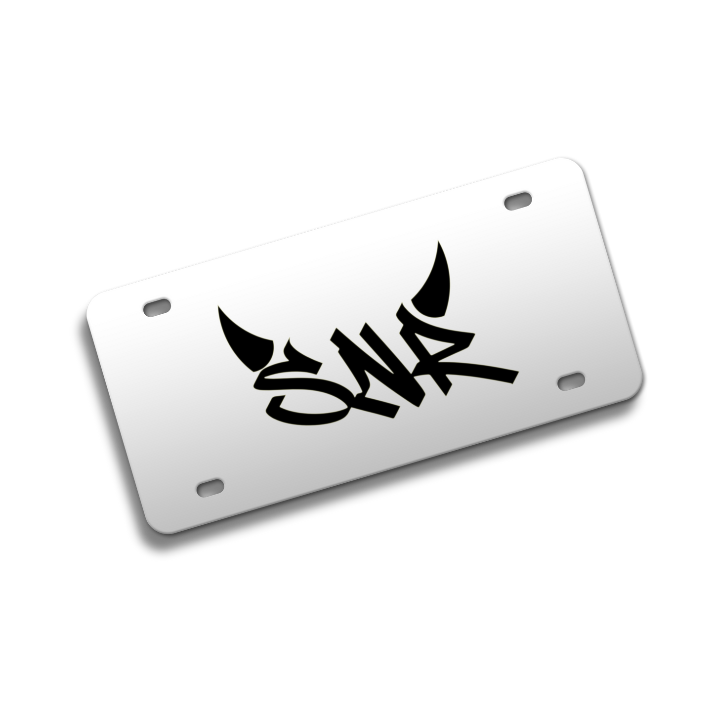 SNR motorcycle decorative plate